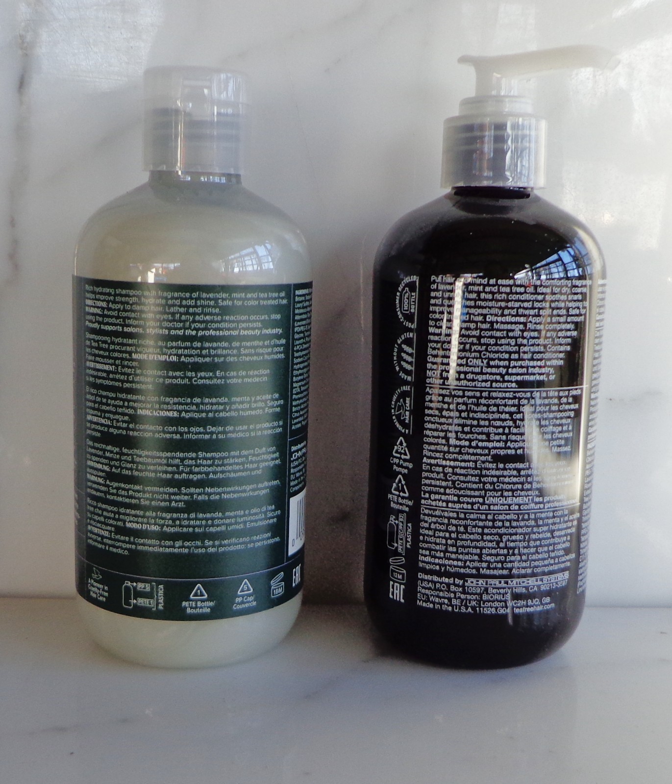 SET Paul Mitchell Tea Tree Lavender Moisturizing Shampoo & Conditioner 10.14oz