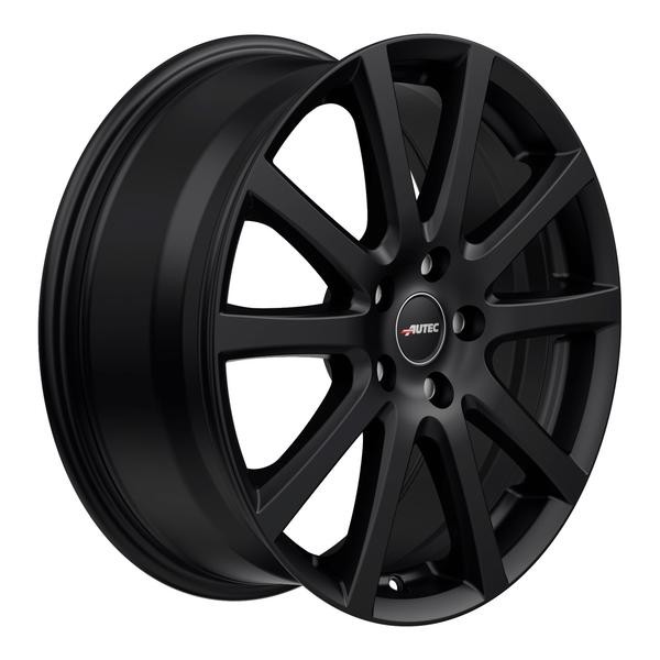 1X Autec Typ S-SKANDIC Schwarz Matt Schwarzmatt 6.5Jx16 4X100 ET40-image