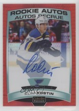 2019 O-Pee-Chee Platinum Rookie Autos Red Prism 7/50 Klim Kostin #R-KO Auto 0c3