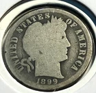 elf Barber Dime 1899 c167