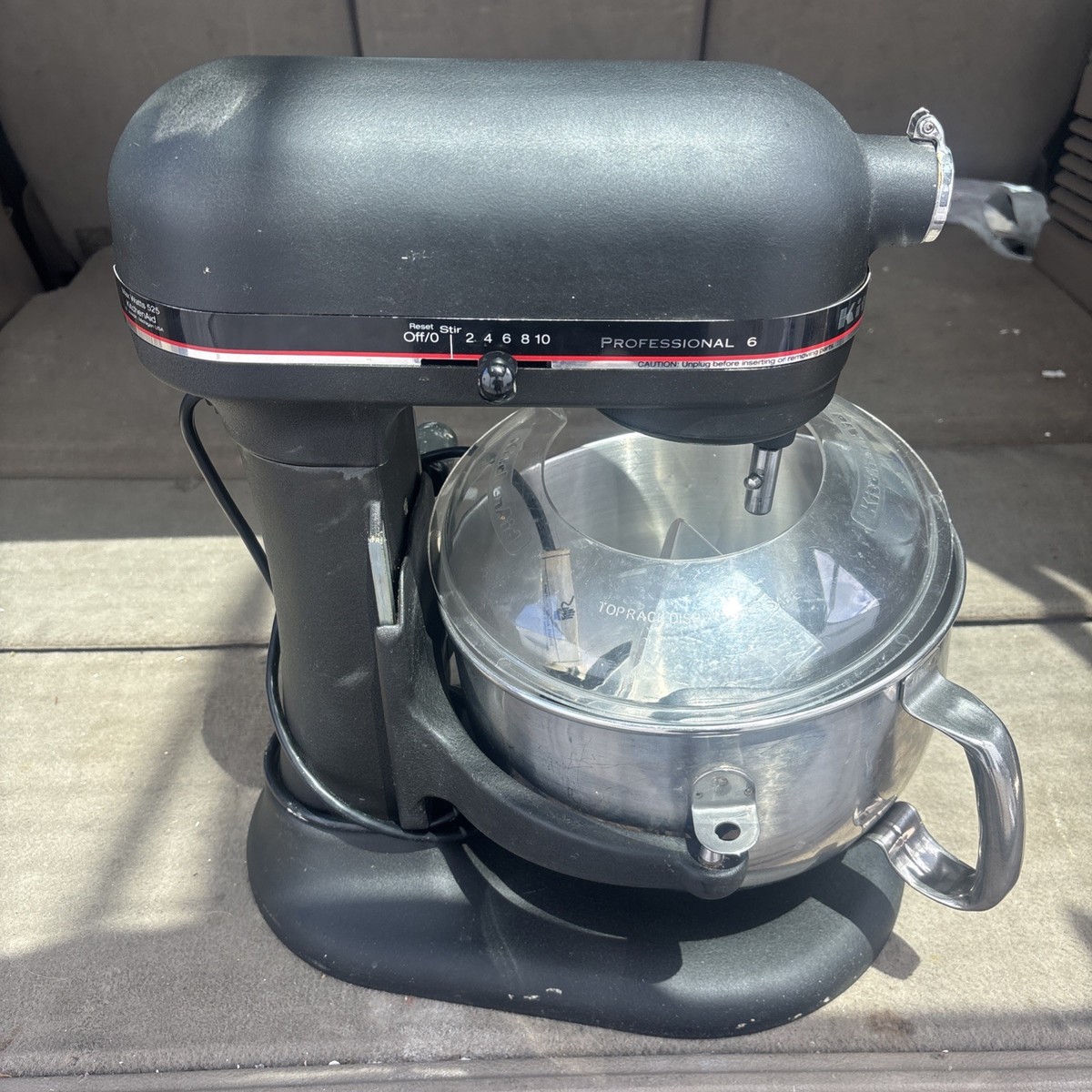 KitchenAid Professional 6-qt Stand Mixer Matte Black | eBay
