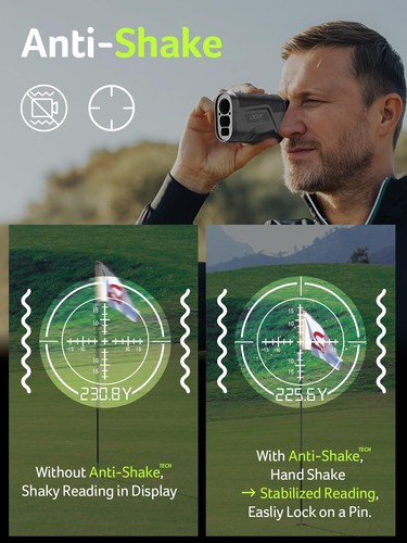 Golf Rangefinder with Slope - 800Yards Range Finder for Hunting, 6X Magnifica... - Picture 2 of 9