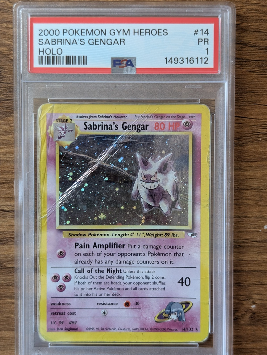 Sabrina's Gengar 14/132 Gym Heroes Holo for sale online | eBay Sabrina's Gengar 14/132 Gym Heroes Holo for sale online | eBay
