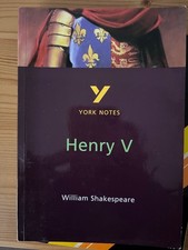 henry v shakespeare york notes study guide