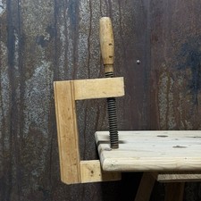Alte Holzschraubzwinge Schraubzwinge Klemme Holz Tischler Zimmerman