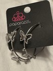 Paparazzi Butterfly Hoop Earrings  — photo 1