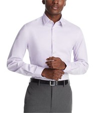 Calvin Klein Mens Steel Button Down Dress Shirt