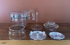 Vintage Pyrex Flameware 4 Cup Glass Coffee Percolator #7754 (Complete Set)