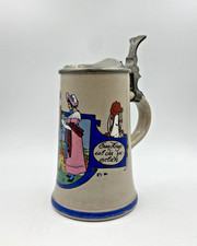 Merkelbach & Wick German Beer Stein by Carl Moos 0.5L Josef Estate Find