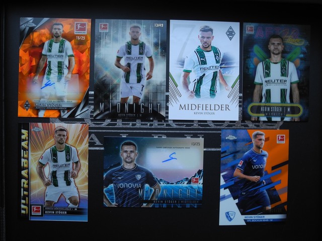 Kevin Stöger 53x Card Sammlung Lot Auto /5 Borussia Mönchengladbach VFL Bochum