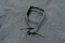 Men fabric break shirt grey cotton 40/L/48