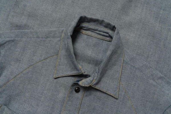 Men Stoffbruch Shirt Grey Cotton 40 /L / 48