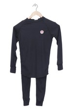 Nebulus Kinder Ski Unterwäsche Set Gr. 152 Schwarz Rippstrick Thermounterwäsche