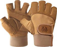 Weight Lifting Gloves, Breathable Gym Gloves for Women  Men, Small, Brown