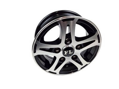Alufelge Forlong 4 1/2 J x 12 Zoll 5-Loch ET 20 Anhänger Wohnwagen Caravan