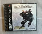 Final Fantasy: Anthology (PlayStation 1) Only Disc 2, Case & Manual TESTED WORKS