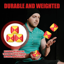 6 Packs Juggling Balls Set for Beginners, Quality Mini Durable Juggle Ball Ki...