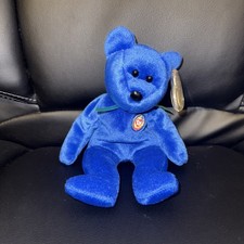 Ty Beanie Baby - CLUBBY the Royal Blue Bear (8.5 Inch) MWMTs Stuffed Animal Toy