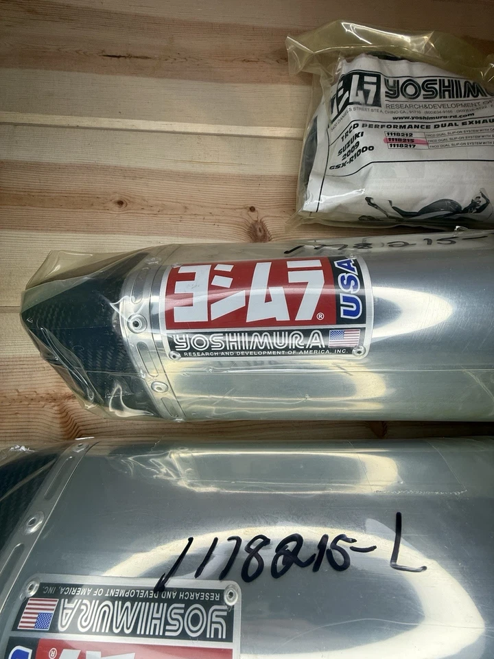 Suzuki GSXR 1000 YOSHIMURA TRC-D 2009-2011 doble escape antideslizante Foto 3 de 4