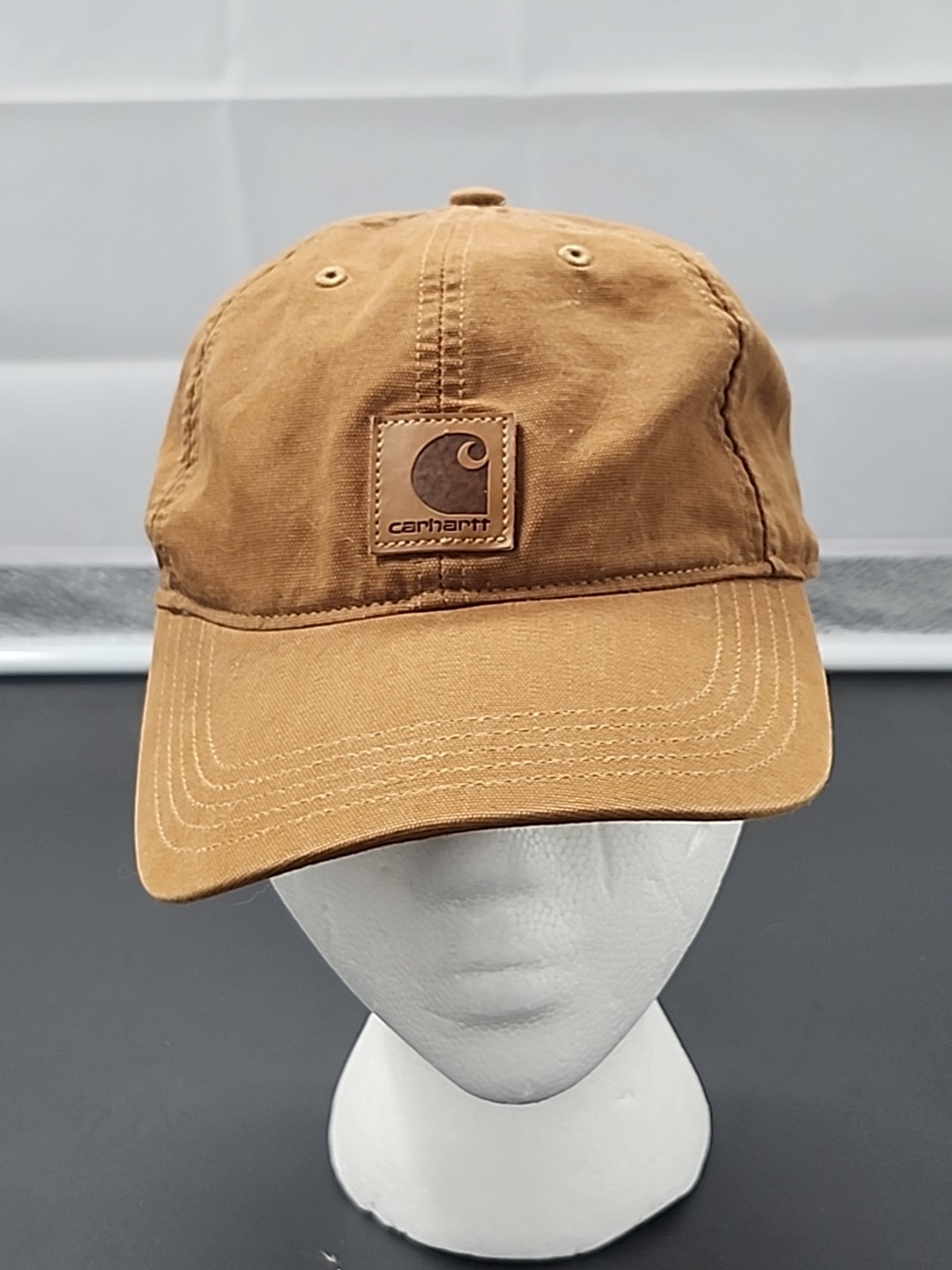 Carhartt Odessa Brown Adjustable Strapback Cap for Hunting Golf Outdoor