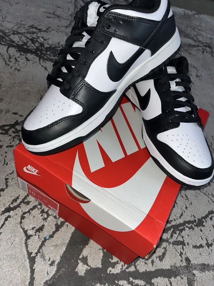 Talla 7.5 - Nike Dunk Low Negro Blanco W Foto 3 de 4