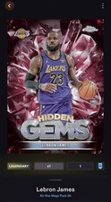 *Digital* Lebron James 1/1 Hidden Gems 2026 Topps NBA Collect - Read Description