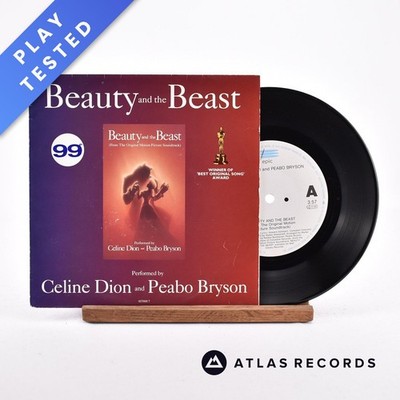 Céline Dion - Beauty And The Beast - 7'' Vinyl Record - VG+/EX