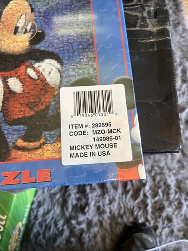 SIGILLATO Disney Photomosaici Topolino 1026 pezzi puzzle Robert Silver 27" x 20" - Foto 4 di 10