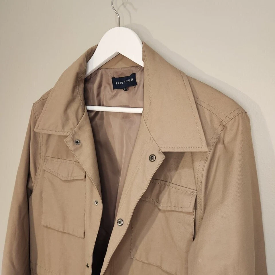 Chaqueta impermeable Five Four Fielder caqui tostado - Talla M Foto 3 de 4