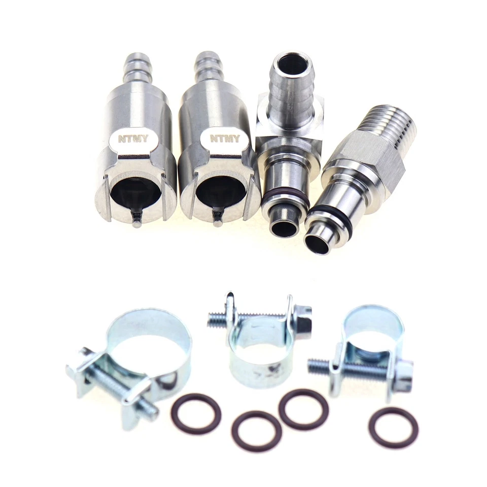 For Aprilia Caponord Gas Fuel Line Hose Union Metal Quick Disconnect Coupling - Bild 1 von 4