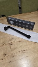 Shower Glass Corner Support Arm - Matt Black - Glass To Wall - 10mm Glass
