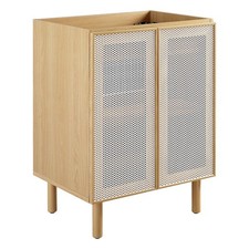 Calla 24" Perforated Metal Bathroom Vanity Cabinet (Sink Basin Not Included)