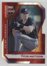 2021 Panini Elite Extra Edition Prime Numbers C Die-Cut /231 Tyler Mattison 0q3