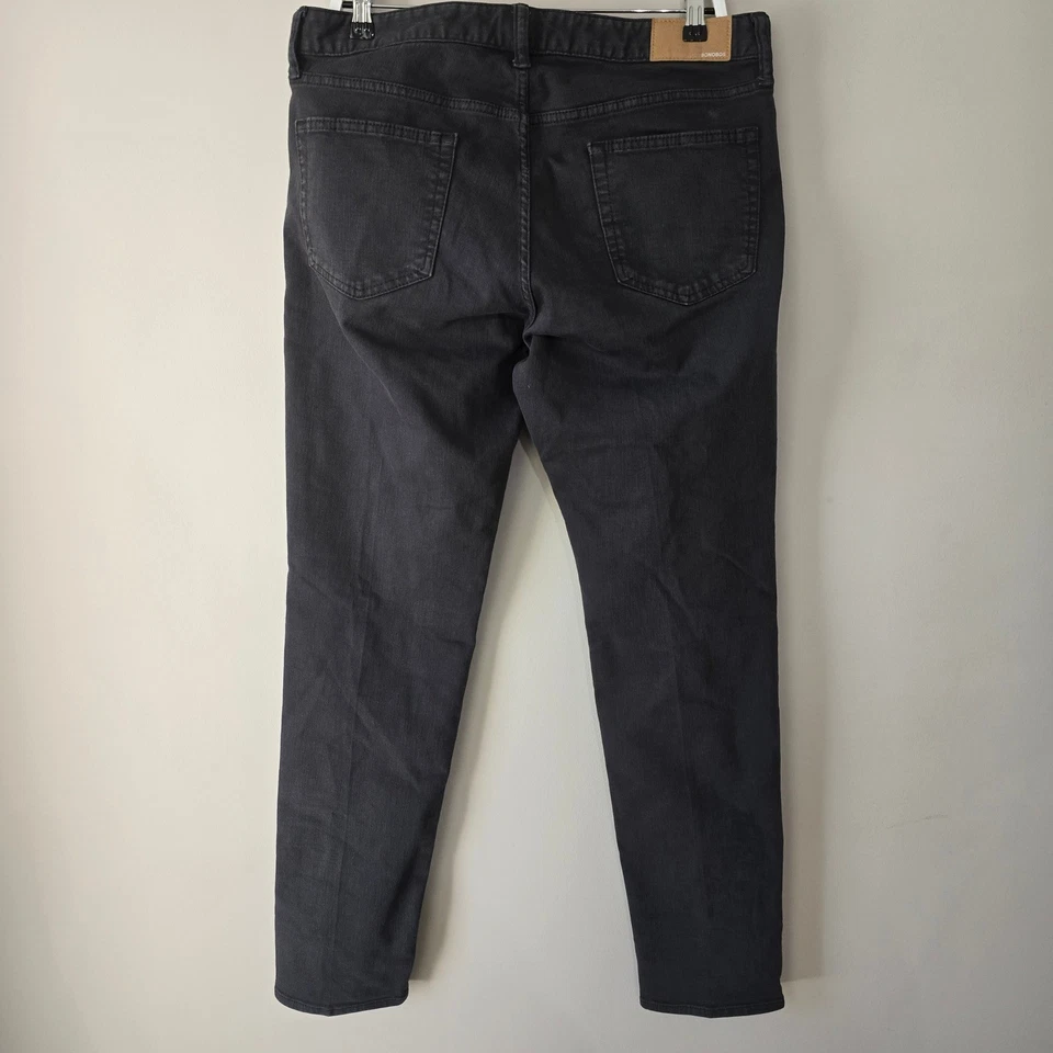 Bonobos Jeans Mens 34x34 Slim Fit Charcoal Gray Cotton Blend Casual Pants - Image 2 of 4