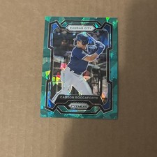 2024 Panini Prizm #270 Carson Roccaforte Green Ice Prizms Kansas City Royals