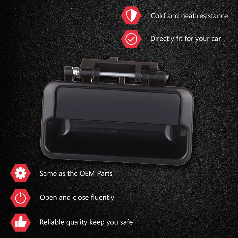 Manija de puerta exterior derecha lado del pasajero para Pontiac Firefly 1989-1994 Foto 2 de 4