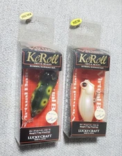Lucky Craft Keroll 2-Pack Pearl White Old Frog Japan Import Lure