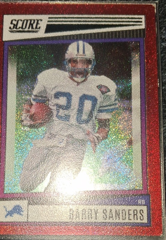 2022 Score - Barry Sanders #91 Red Dots /499