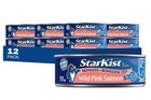 12 Pack StarKist Wild Caught Chunk Style Alaska Pink Salmon in Water 5 Ounce