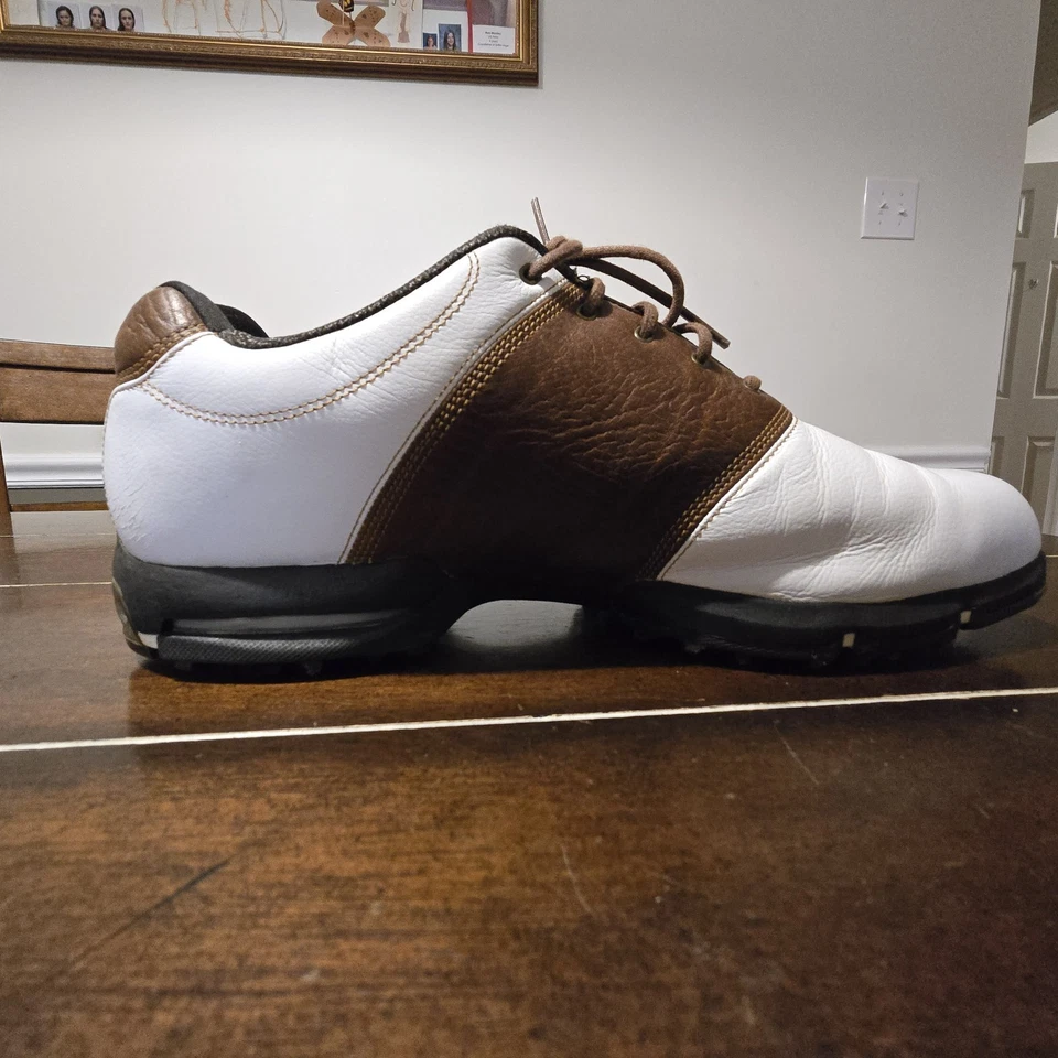 Zapatos de golf Nike Sport Performance tacos para hombre 11 blanco/marrón TAC Foto 4 de 4