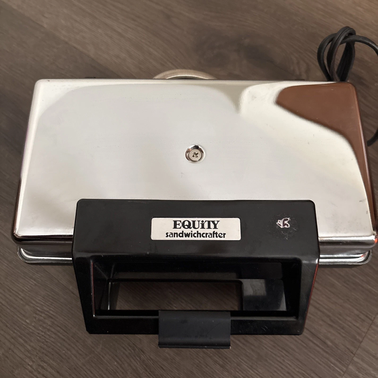 🌹Vintage Chrome Equity Sandwichcrafter SG3 Electric Sandwich Grill 900W