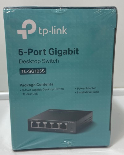 TP-Link TL-SG105S Desktop Switch 5-Port Gigabit - NEW - Picture 4 of 8