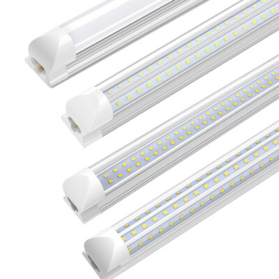 2FT 4FT 6FT 8FT LED Tube Lights Garage Ceiling T8 LED Shop Light Fixture V-shape