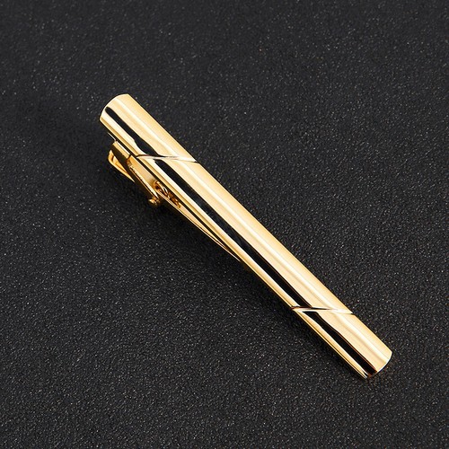 4 PCS Men Solid Metal Tie Clip Necktie Wedding Party Bar Pin Clasp With Box - Picture 5 of 7