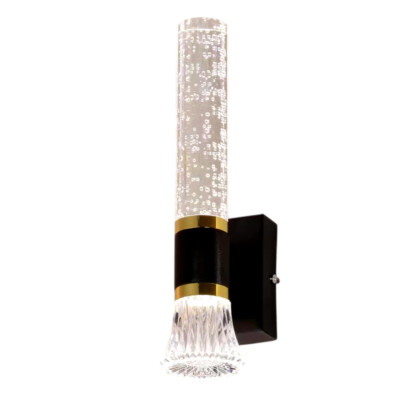 Luxus Kristall Wandlampe in Blasenoptik