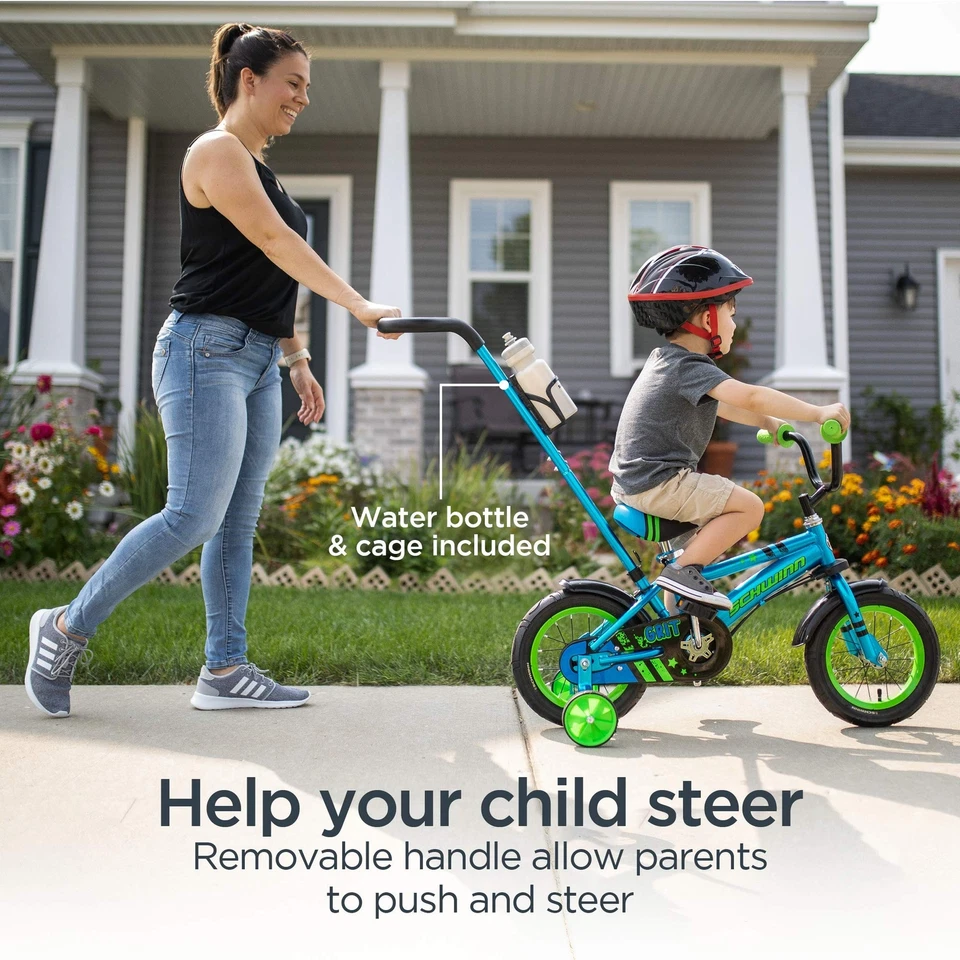 Schwinn Grit and Petunia Push Steer and Ride Kids Bike, For Boys & Girls Ages... - Image 4 of 4