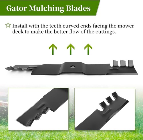 02005019-X Mower Blades Fit for Cub Cad et 60" Deck, 942-04415 Gator Mulching Bl - Picture 4 of 13