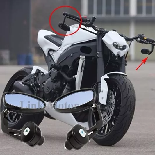 CNC Aluminium Bar End Mirrors Fits For Suzuki GSX S1000 S750 eBay