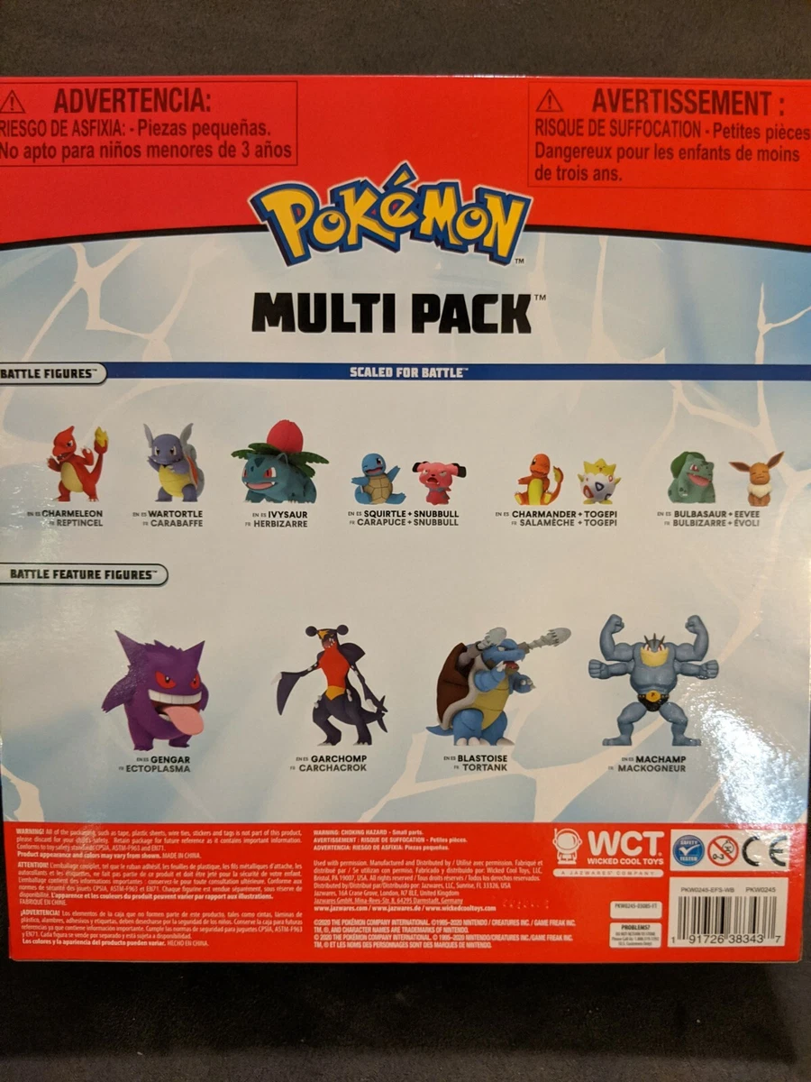 New Pokemon 10 Figure Multipack Wicked Cool Toys Sobble Scorbunny