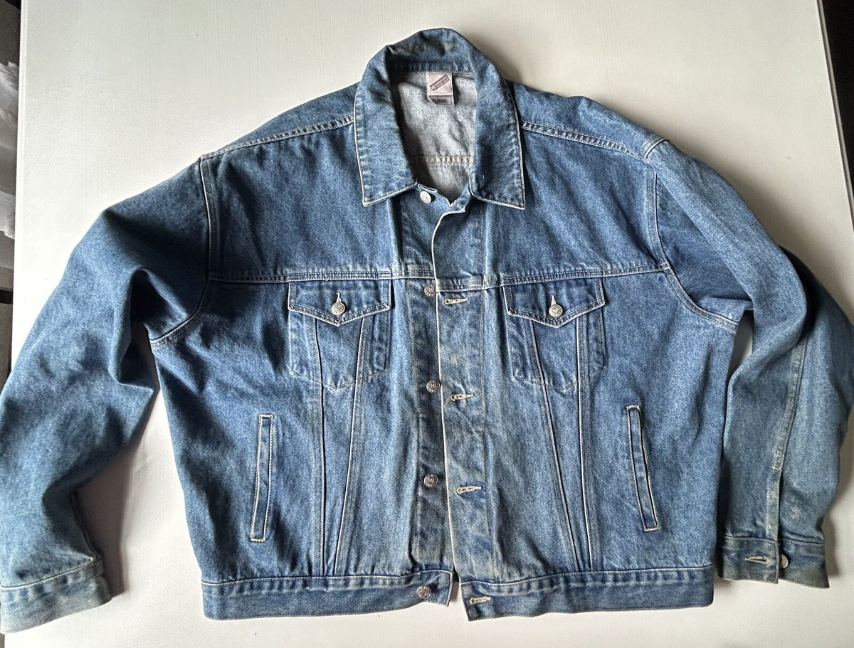 Vintage Looney Tunes Warner Bros. Denim Jacket 2000 Taz Bugs
